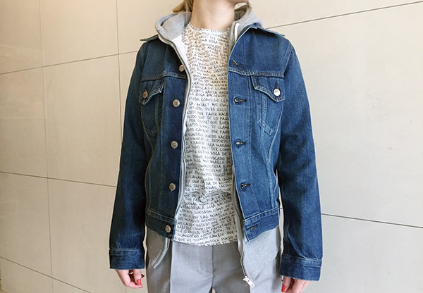 HYKE(ハイク) DENIM JACKET(デニムジャケット)身長別おすすめ