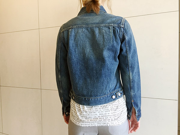 HYKE(ハイク) DENIM JACKET(デニムジャケット)身長別おすすめ