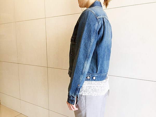 HYKE(ハイク) DENIM JACKET(デニムジャケット)身長別おすすめ