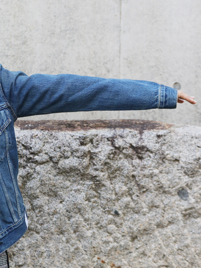 HYKE(ハイク) DENIM JACKET(デニムジャケット)身長別おすすめ